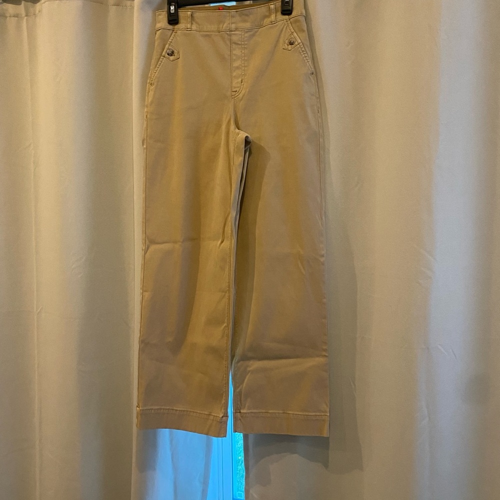Spanx Twill Cropped Pant